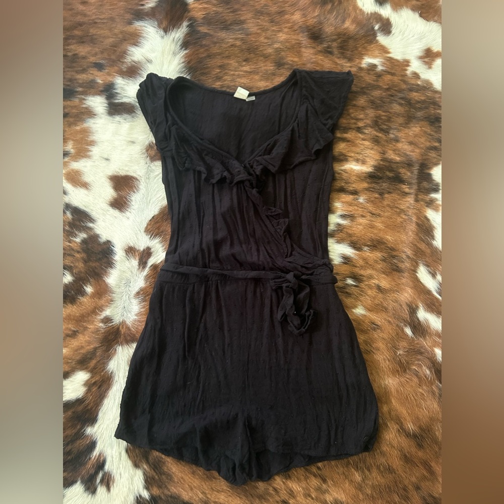 Roxy Swiss Dot Romper l Black l Size M